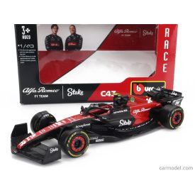   Burago ALFA ROMEO F1 C43 TEAM STAKE N 24 SEASON 2023 GUANYU ZHOU