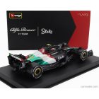 Burago ALFA ROMEO F1 C43 TEAM STAKE N 24 MONZA ITALY GP 2023 GUANYU ZHOU - WITH PILOT AND SHOWCASE