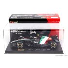 Burago ALFA ROMEO F1 C43 TEAM STAKE N 24 MONZA ITALY GP 2023 GUANYU ZHOU - WITH PILOT AND SHOWCASE