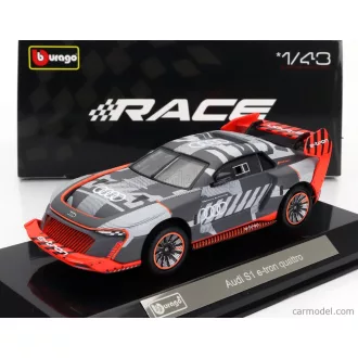   BURAGO AUDI S1 E-TRON QUATTRO N 0 PRESENTATION 2023 - CON VETRINA - WITH SHOWCASE