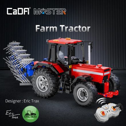 Cada Farm Tractor távirányítós építőjáték