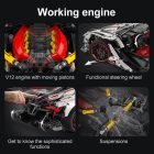 Cada V12 Hypercar távirányítós építőjáték