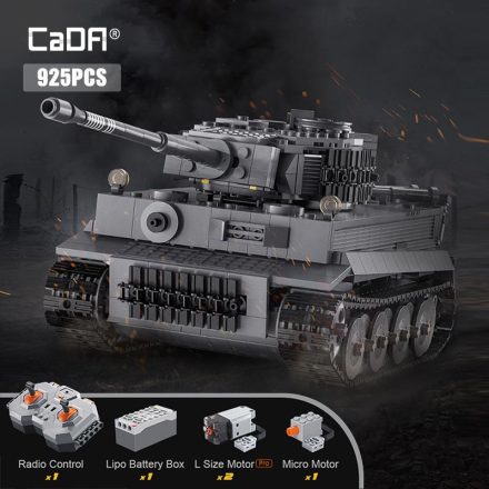 Cada German Tiger Tank távirányítós építőjáték
