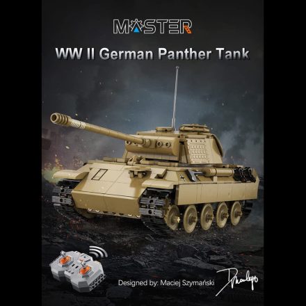 Cada German Panther Tank távirányítós építőjáték