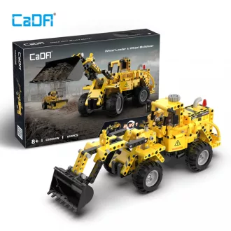 Cada Wheel Loader and Wheel Bulldozer építőjáték