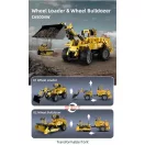Cada Wheel Loader and Wheel Bulldozer építőjáték