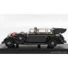 RIO MODELS MERCEDES BENZ 770K CABRIOLET WITH ADOLF HITLER - EVA BRAUN - SS MILITARY - GRADUATED DRIVER - 1942 - EXCLUSIVE CARMODEL