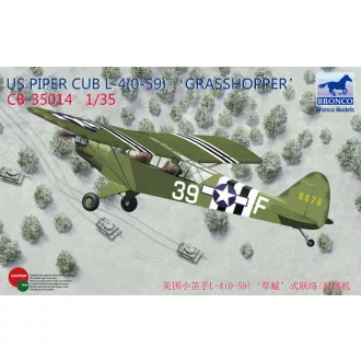 Bronco Models Piper Cub L4 Grasshopper repülő makett