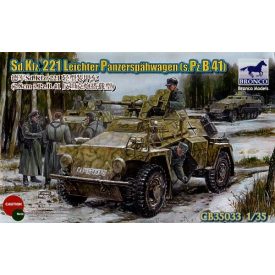   Bronco Sd.Kfz.221 Leichter Panzerspahwagen (s.Pz.B.41) makett