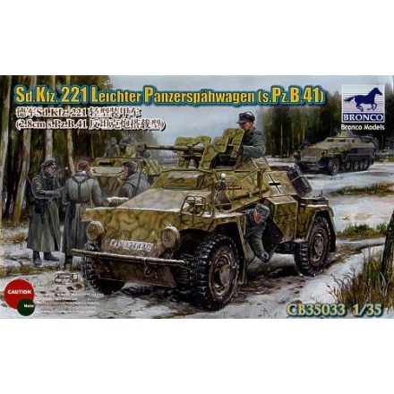 Bronco Sd.Kfz.221 Leichter Panzerspahwagen (s.Pz.B.41) makett