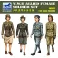 Bronco Models W.W.II Allied Female Soldier Set (4 Figures) figura makett