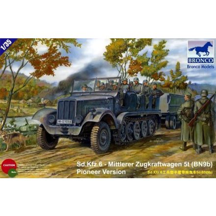 Bronco Sd.Kfz.6 - Mittlerer Zugkraftwagen 5t (BN9b) makett