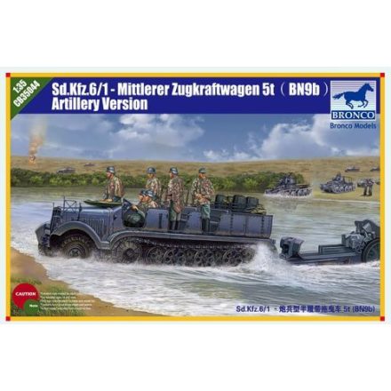 Bronco Sd.Kfz.6 5(t) Type BN9 Artillery Version makett