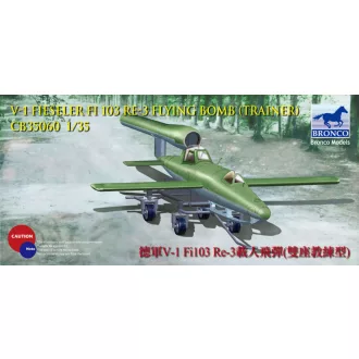   Bronco Models V-1 Fi103 Re 3 Piloted Flying Bomb (Two Flying Bomb (Trainer) harcjármű makett