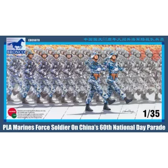   Bronco Models PLA Marines Force Soldier on 60th Nation Day Parade figura makett