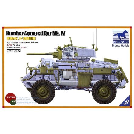 Bronco British Humber Armored Car Mk.IV makett
