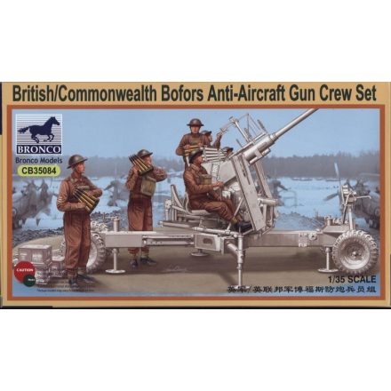 Bronco British/Commonwealth Bofors Gun crew set