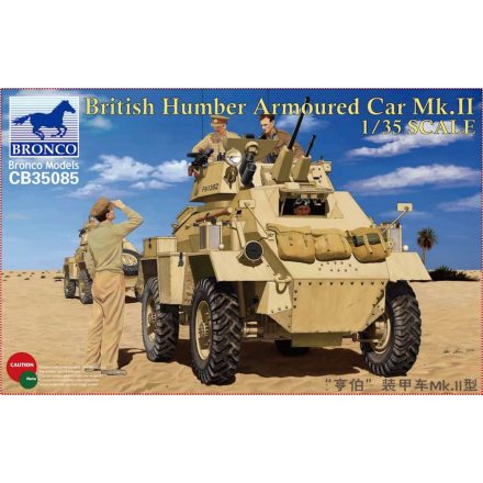 Bronco British Humber Armoured Car Mk.II makett