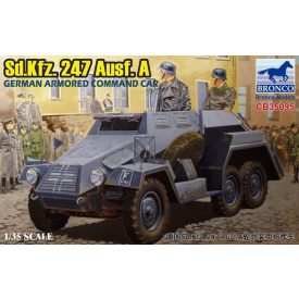 Bronco Sd.Kfz.247 Ausf.A.German Armored Command Car makett