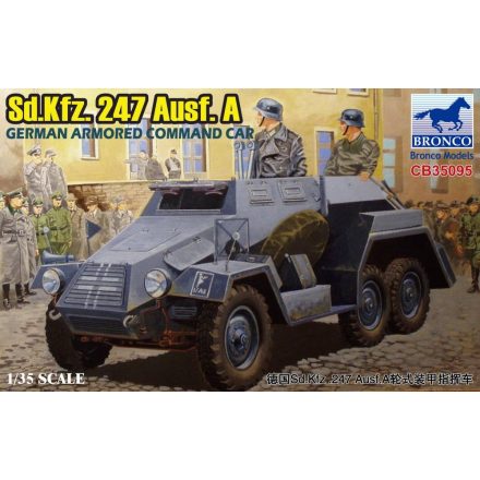 Bronco Sd.Kfz.247 Ausf.A.German Armored Command Car makett
