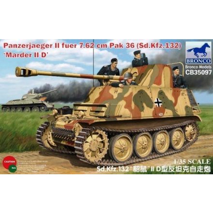 Bronco Panzerjaeger II fuer 7.62cm PaK-36 (Sd.Kfz.132) Marder IID makett
