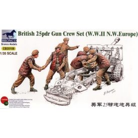 Bronco British 25pdr Gun Crew Set (Europe)