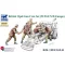Bronco Models 25pdr Gun Crew Set harcjármű makett