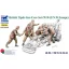 Bronco Models 25pdr Gun Crew Set harcjármű makett