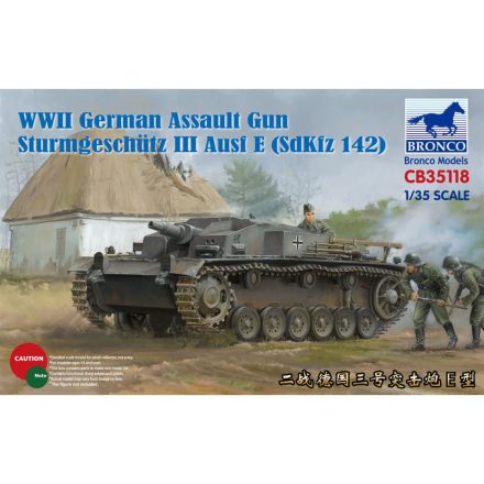 Bronco Sturmgeschütz III Ausf E (SdKfz 142) makett