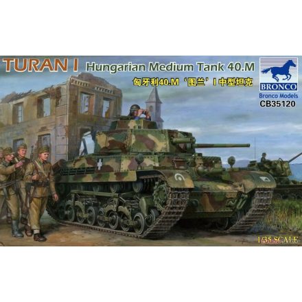 Bronco Turan I Hungarian Medium Tank 40.M makett
