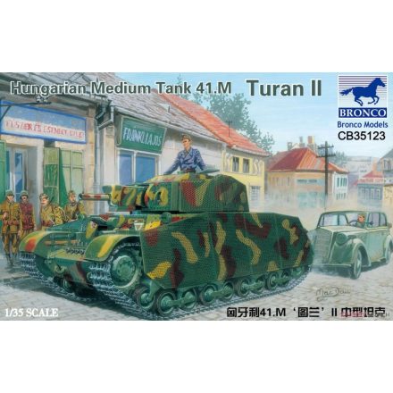 Bronco Hungarian Medium Tank 41.M Turan II makett