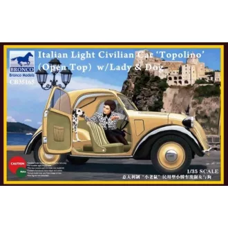 Bronco Italian Light Civilian Car (Open Top) makett