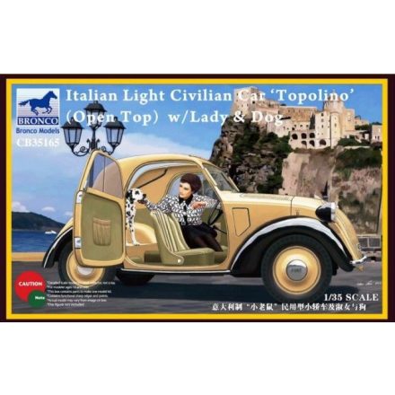 Bronco Italian Light Civilian Car (Open Top) makett