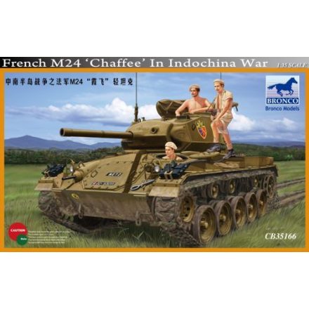 Bronco M24 Chaffee French in Indochina makett