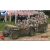 Bronco British Airborne Troops Riding in 1/4 ton Truck and Trailer makett