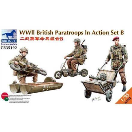 Bronco WWII British Paratroops in Action Set B