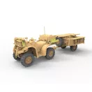 Bronco Models British Army ATV Quad Bike and Trailer w/Soldier harcjármű makett