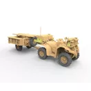 Bronco Models British Army ATV Quad Bike and Trailer w/Soldier harcjármű makett
