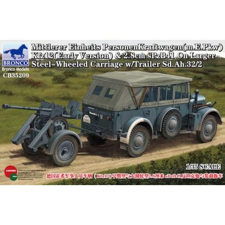 Bronco Mittlerer Einheits PersonenKraftwagen(m.E.Pkw) Kfz12(Early Version) makett