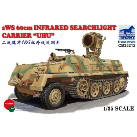Bronco sWS 60cm Infrared Searchlight Carrier "UHU" makett