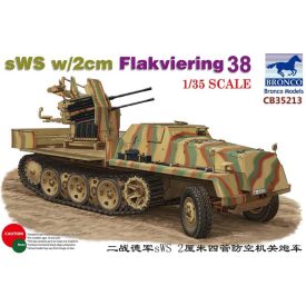 Bronco sWS with 2cm Flakviering 38 makett
