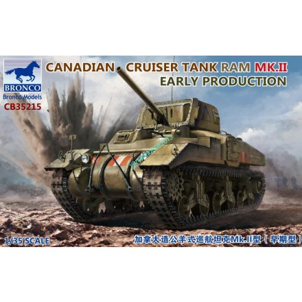 Bronco Canadian Cruiser Tank Ram MK.II Early Production makett