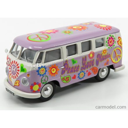 CORGI VOLKSWAGEN T1 MINIBUS CAMPER VAN 1961 - PEACE & LOVE