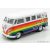 CORGI VOLKSWAGEN T1 MINIBUS CAMPER VAN 1961 - PEACE & LOVE
