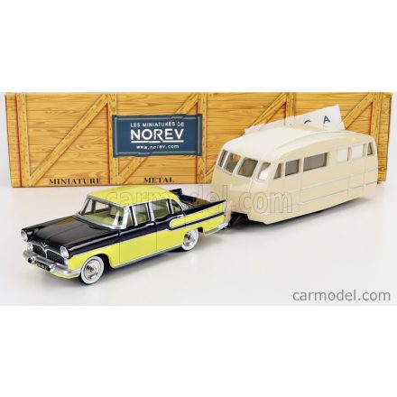 Norev Simca CHAMBORD 1958 WITH HENON CARAVAN ROULOTTE 1958