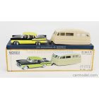 Norev Simca CHAMBORD 1958 WITH HENON CARAVAN ROULOTTE 1958