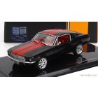 IXO FORD Mustang Fastback, black/red, 1967