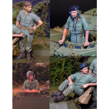 Callsign Models Australian Tank Crew set Vietnam makett