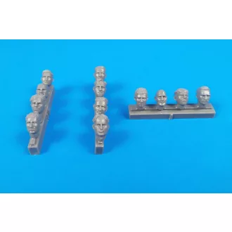 CMK Universal Pilot Heads - with no head gear