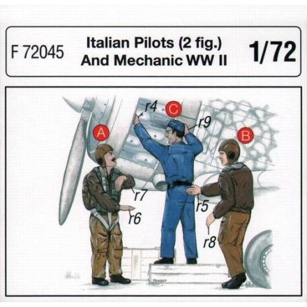 CMK 2 Italian (WWII) Pilots WWII + Mechanic